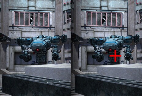 A centralização do crosshair possibilita melhor visão e precisão nos jogos de tiro em primeira pessoa.