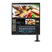 LG Monitor LG Ergo DualUp 28" Nano IPS SDQHD 2560x2880 60Hz 5ms (GtG) USB HDMI HDR10 PBP KVM 28MQ780-B, 28MQ780-B