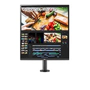 LG Monitor LG Ergo DualUp 28" Nano IPS SDQHD 2560x2880 60Hz 5ms (GtG) USB HDMI HDR10 PBP KVM 28MQ780-B, 28MQ780-B