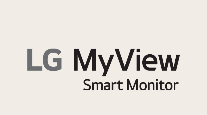 Logo do LG MyView Smart Monitor.