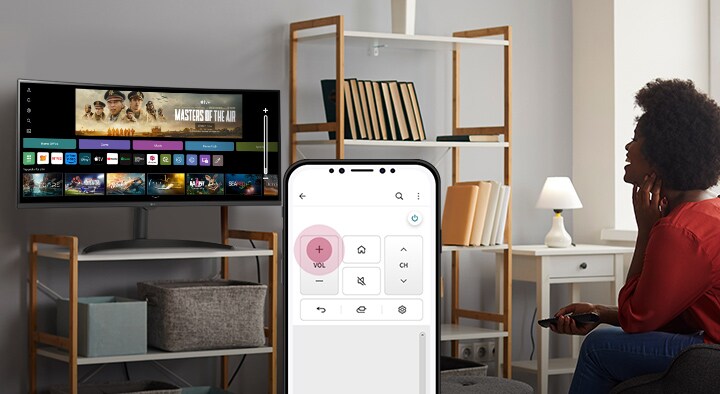 With the ThinQ app, you can use key remote control features.
