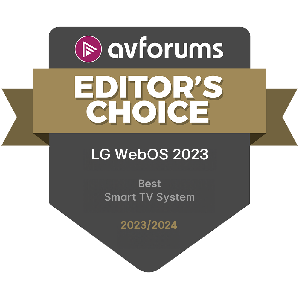  Selo da avforums Editor's Choice 2023