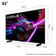 LG Smart TV LG OLED evo AI Gaming TV 4K 42 polegadas OLED42C4, OLED42C4PSA