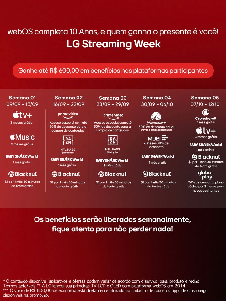 Lg Streaming Week