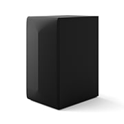 Angled view of subwoofer