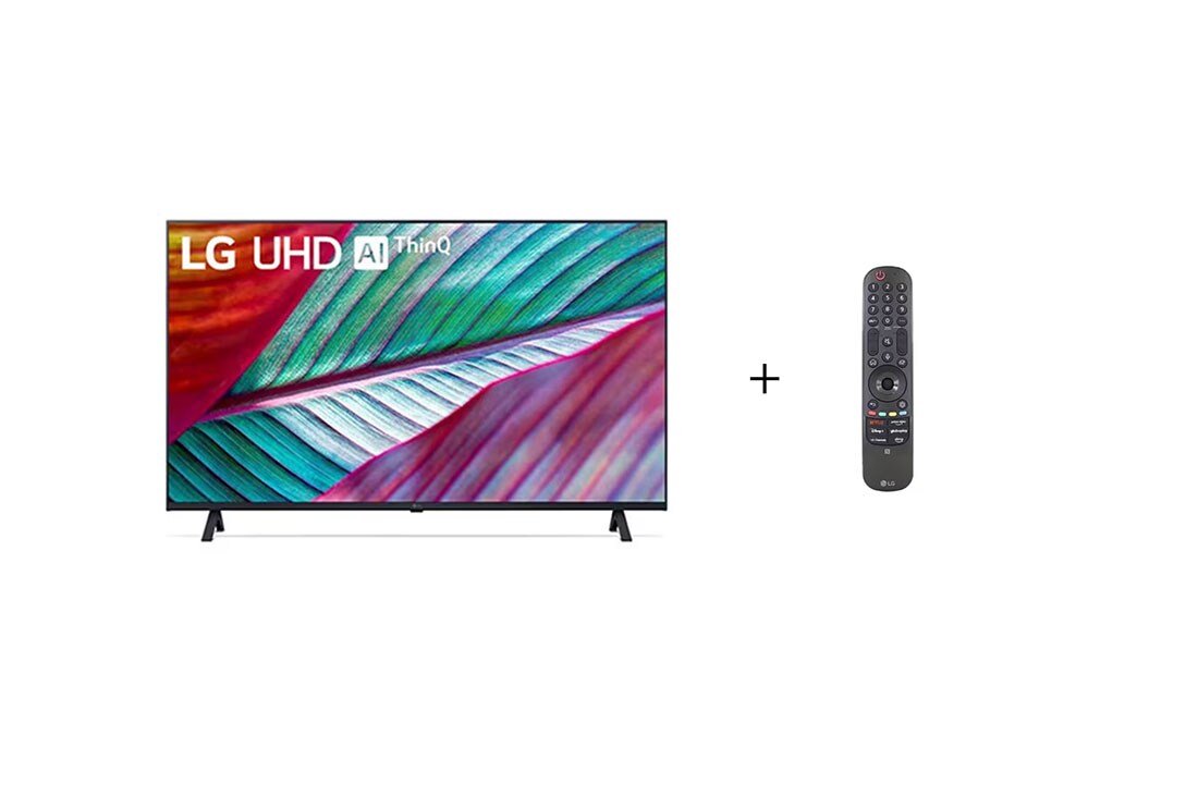 LG Combo Smart TV LG UHD 43'' 43UR7800PSA + Controle Remoto LG Smart Magic MR23GN, 43UR7800.MRGN23