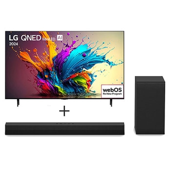 tv + Soundbar front view
