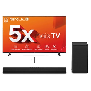 tv + Soundbar front view