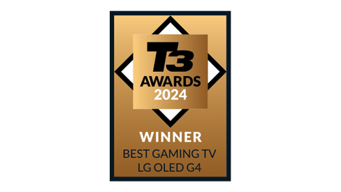 T3 Awards 2024 concede ao LG OLED G4 o prêmio de Melhor TV para Jogos.