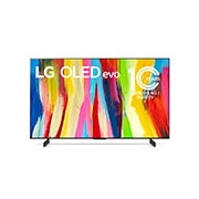 LG Smart TV LG Evo 42'' 4K 120Hz G-Sync FreeSync Inteligência Artificial ThinQ Google Alexa OLED42C2PSA, OLED42C2PSA