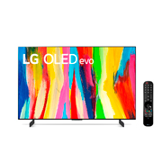 LG Smart TV LG Evo 42'' 4K 120Hz G-Sync FreeSync Inteligência Artificial ThinQ Google Alexa OLED42C2PSA, OLED42C2PSA