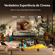 LG Smart TV LG Evo 65'' 4K 120Hz G-Sync FreeSync Inteligência Artificial ThinQ Google Alexa OLED65C2PSA, OLED65C2PSA