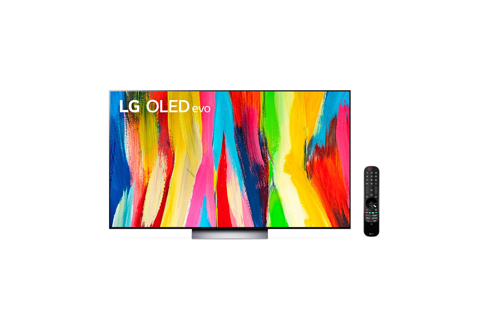 LG Smart TV LG Evo 65'' 4K 120Hz G-Sync FreeSync Inteligência Artificial ThinQ Google Alexa OLED65C2PSA, OLED65C2PSA