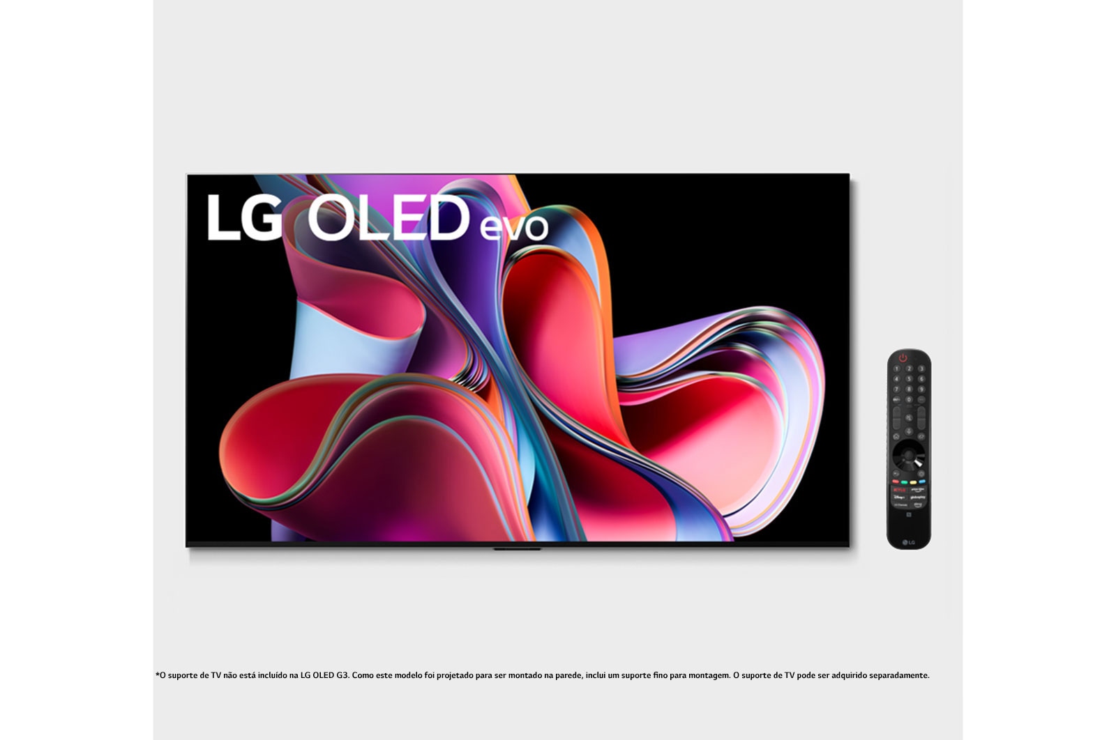 LG Smart TV LG OLED evo G3 65 polegadas 4K, 2023, OLED65G3PSA