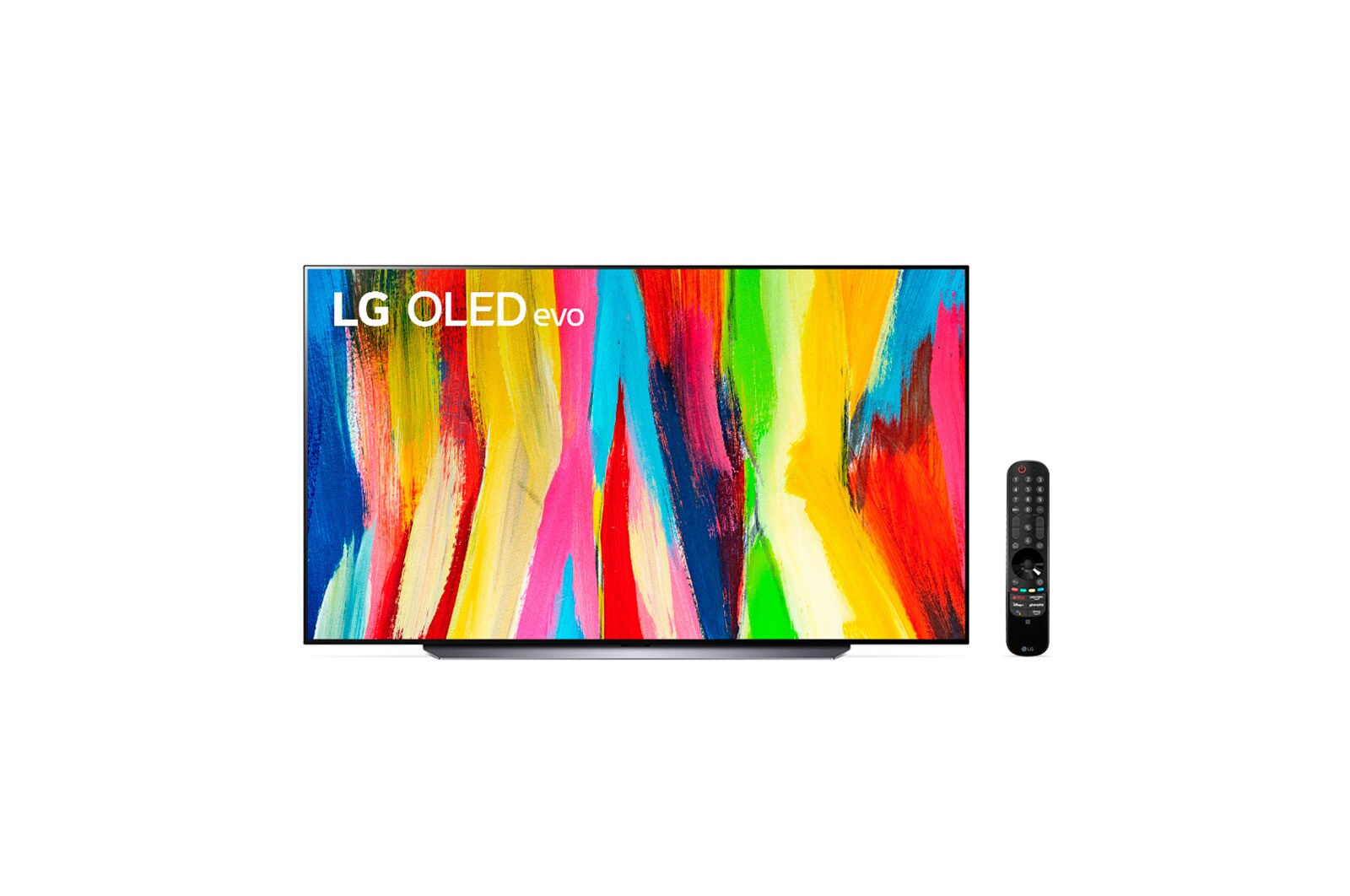 LG Smart TV LG Evo 83'' 4K 120Hz G-Sync FreeSync Inteligência Artificial ThinQ Google Alexa OLED83C2PSA, OLED83C2PSA