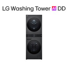 Visão frontal do produto LG WashTower AI DD