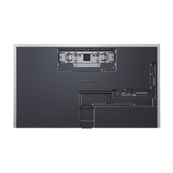 Rear view of LG OLED evo AI G5 4K Smart TV.