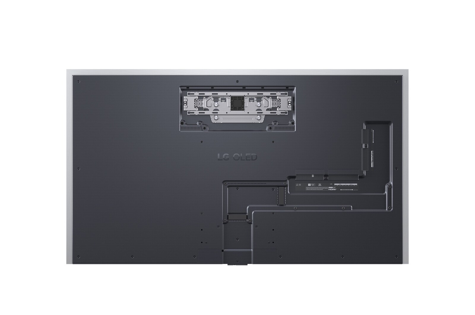 Rear view of LG OLED evo AI G5 4K Smart TV.