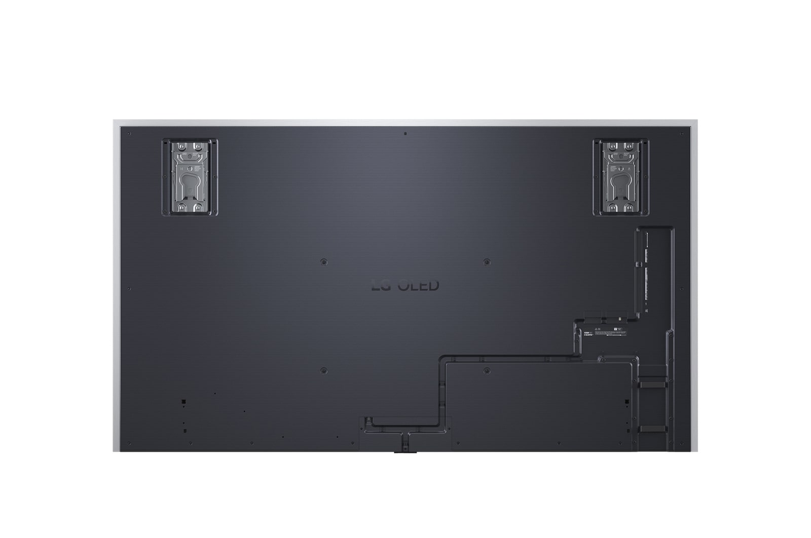 Rear view of LG OLED evo AI G5 4K Smart TV.