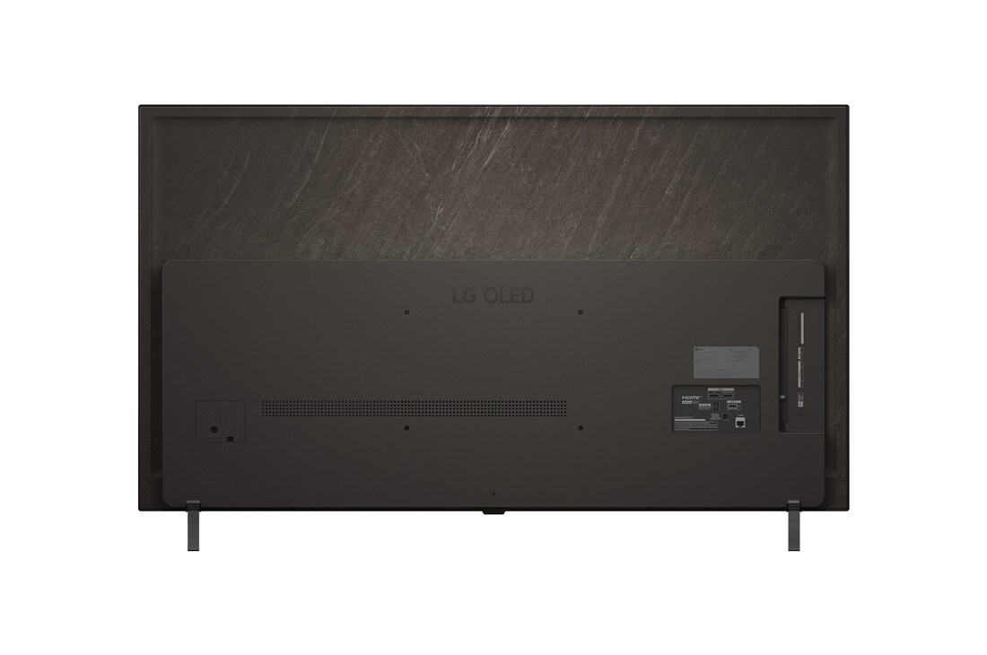 Rear view of LG OLED AI B5 4K Smart TV.