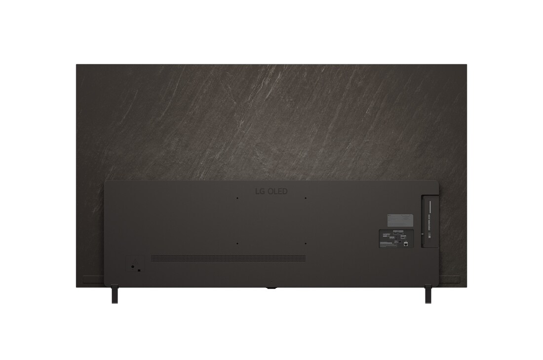 Rear view of LG OLED AI B5 4K Smart TV.