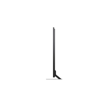 Left-facing side view of LG QNED evo QNED85 TV 
