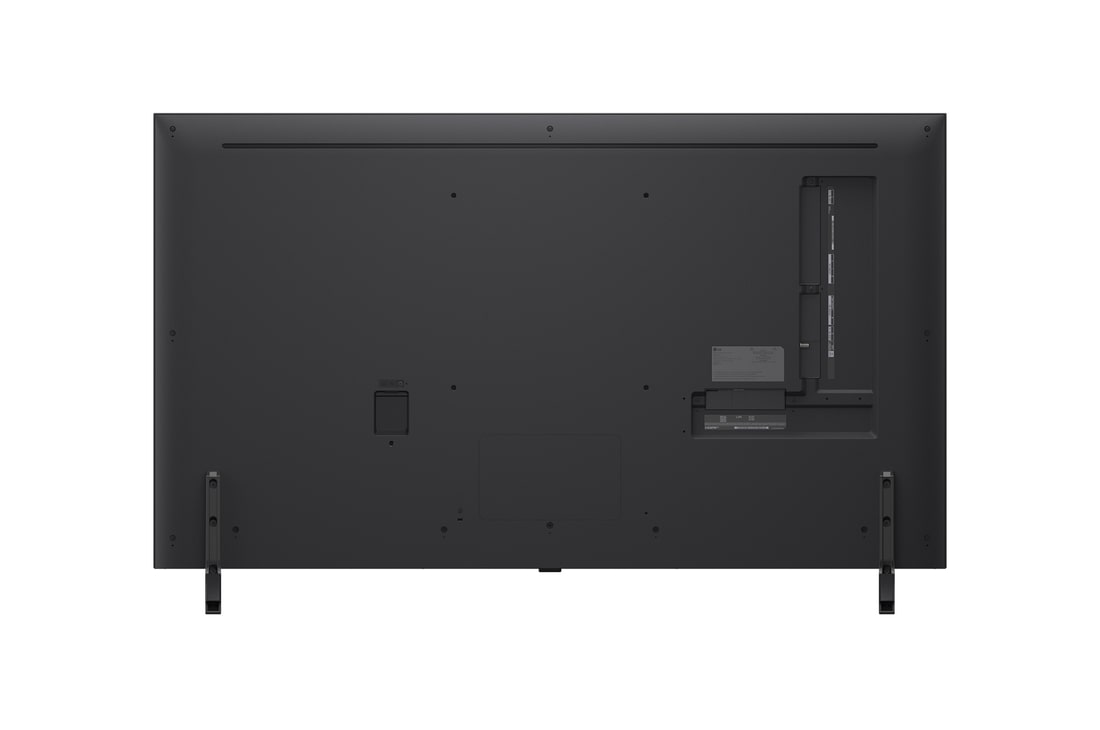 Rear view of LG QNED evo QNED85 TV