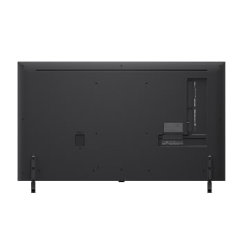 Rear view of LG QNED evo QNED85 TV