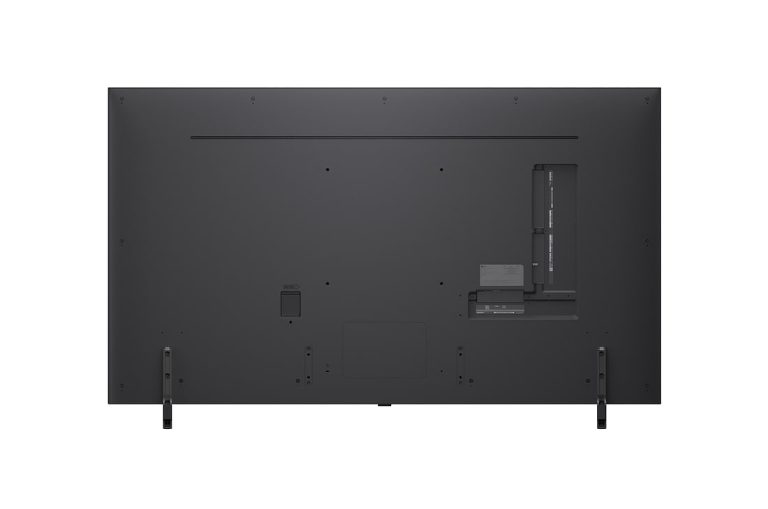 Rear view of LG QNED evo QNED85 TV