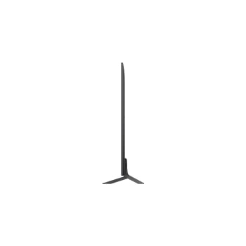 Left-facing side view of LG QNED evo QNED85 TV 