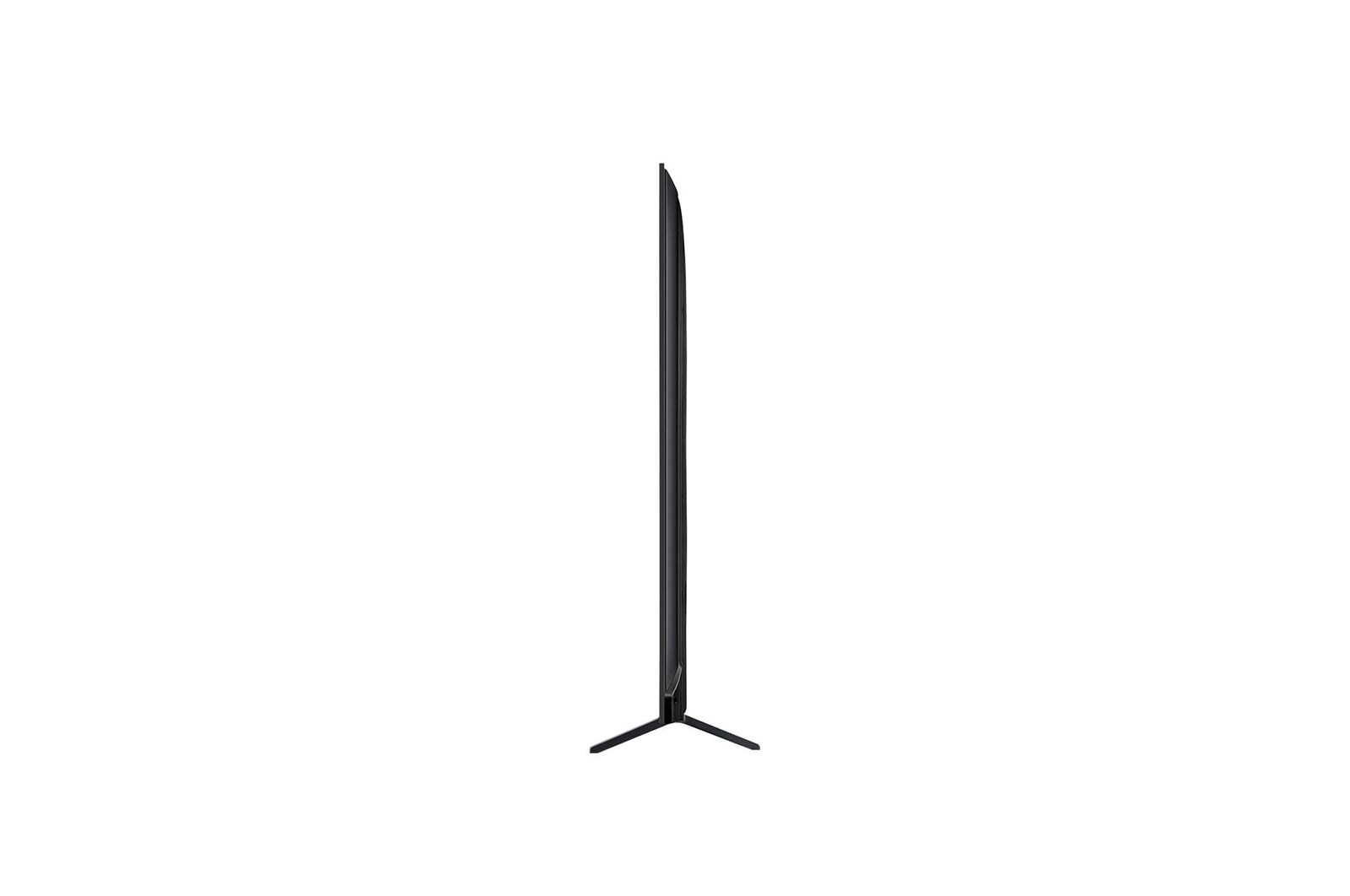 Left-facing side view of LG QNED evo QNED92 TV.