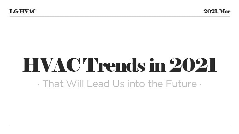 HVAC Trends in 2021