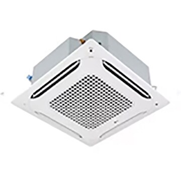 LG Ceiling Mounted Cassette, square shape, is displayed.