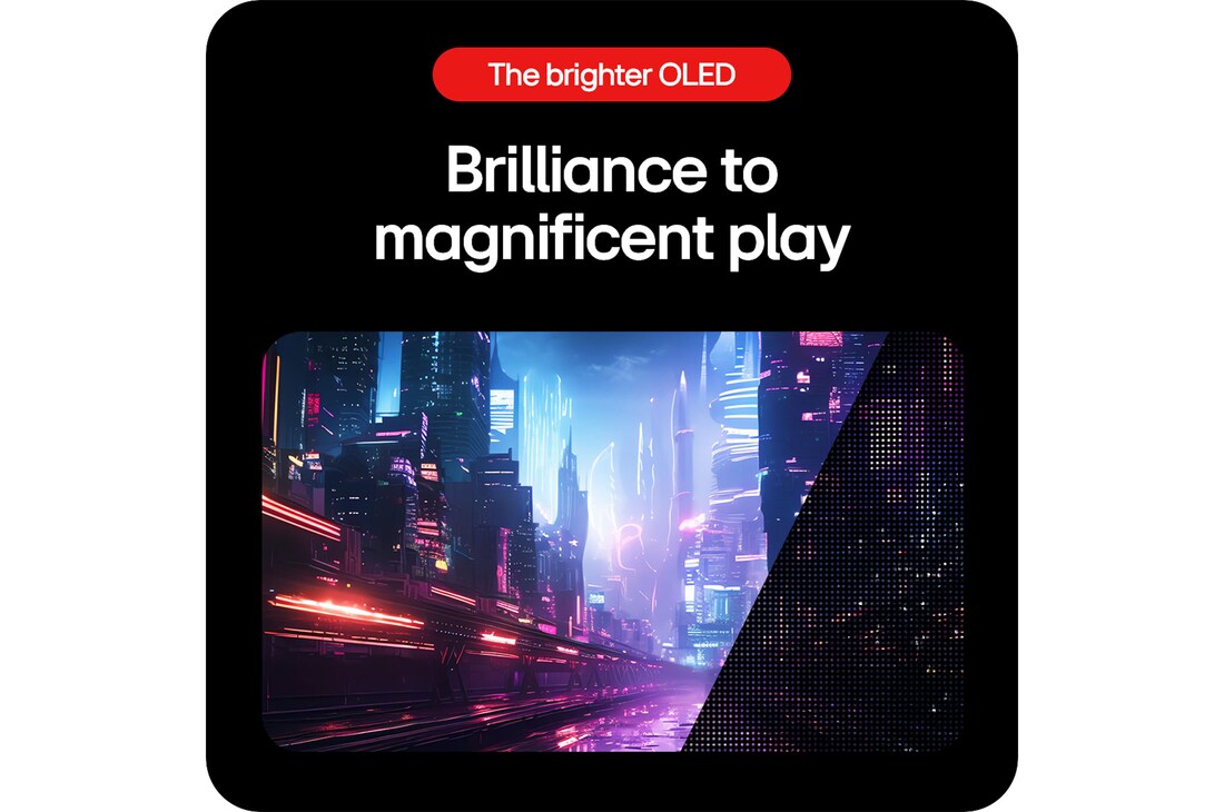 LG UltraGear Gaming Monitor 32GS95UE-B, delivering brilliance to magnificent play through high brightness and detailed contrast in every scene.