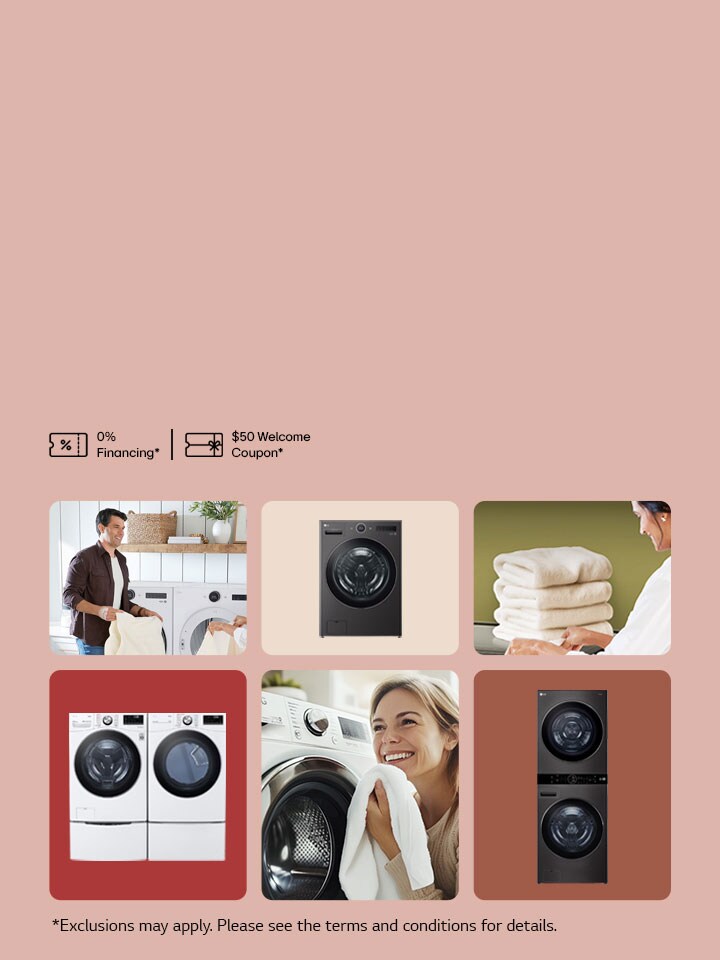 Buy More Save More on LG Washers and Dryers
