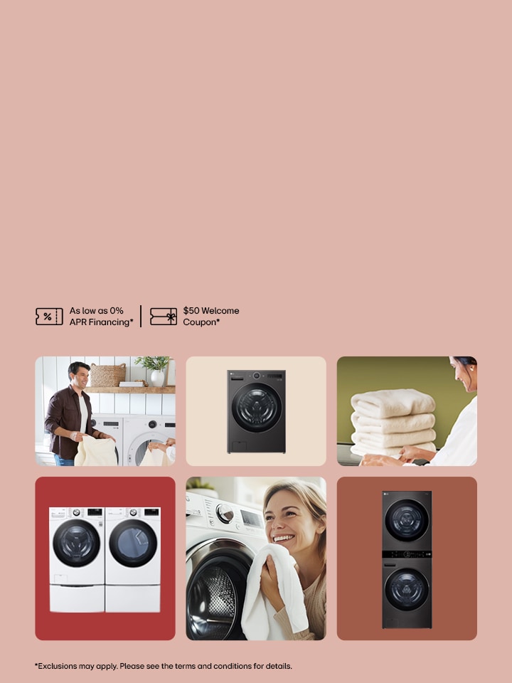 Buy More Save More on LG Washers and Dryers