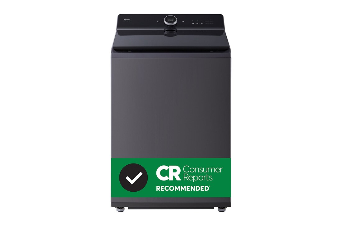 Front view of 6.3 cu.ft Mega Capacity Top loader with ezDispense™ (WT8600CB)