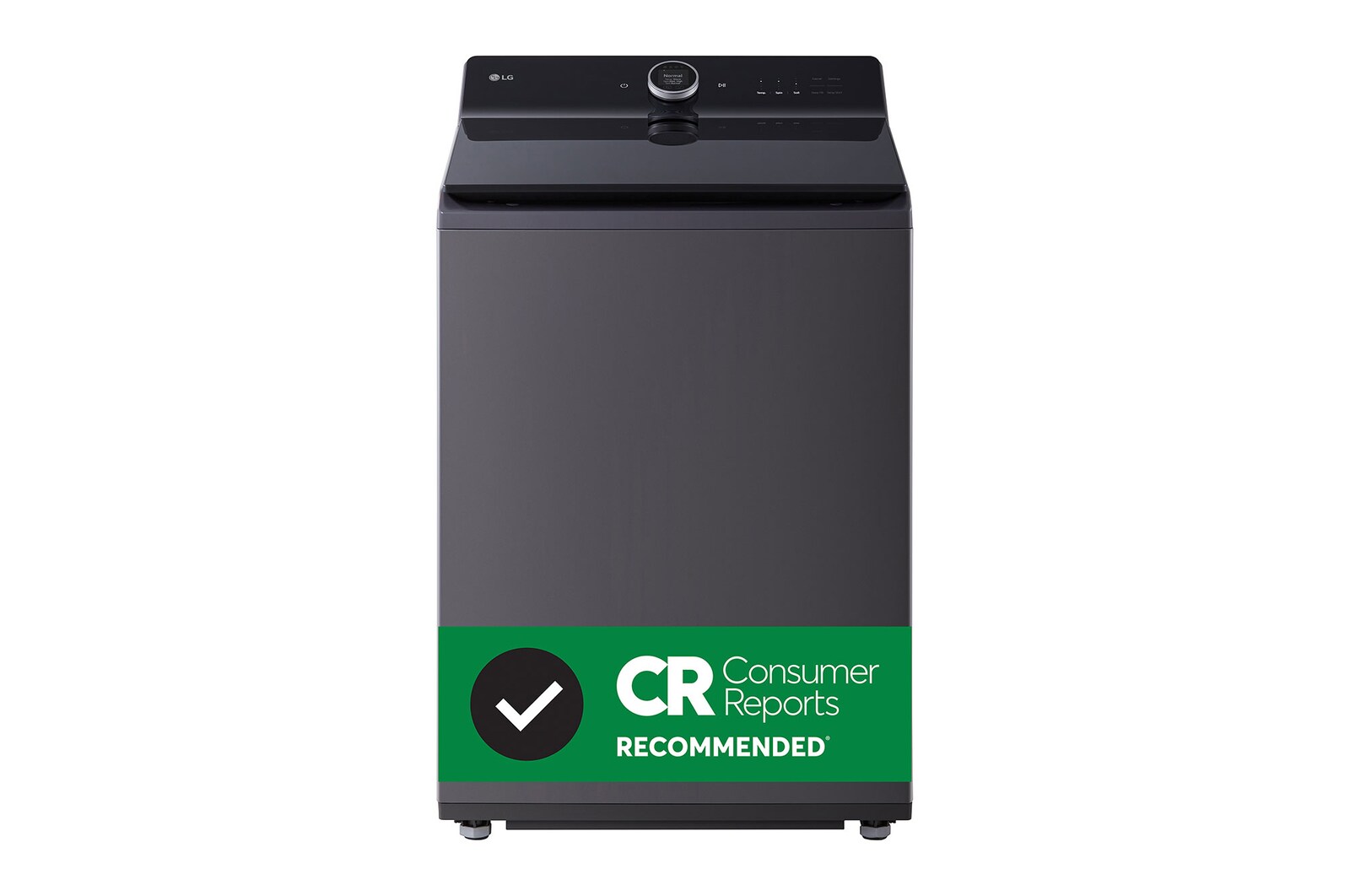 Front view of 6.3 cu.ft Mega Capacity Top loader with ezDispense™ (WT8600CB)