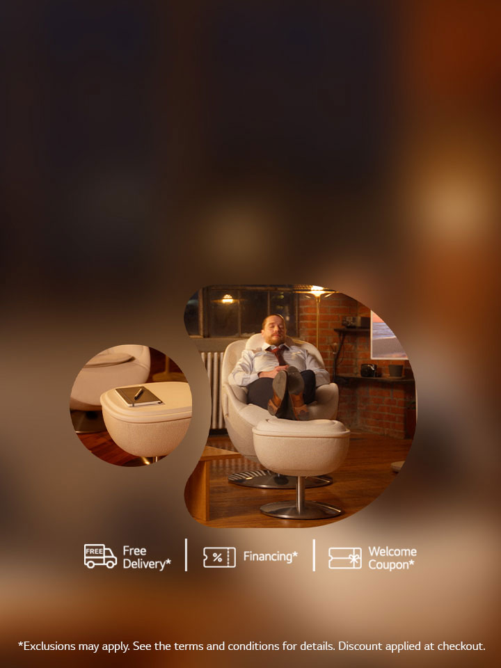 Try the LG Massage Recliner risk free for 60 days