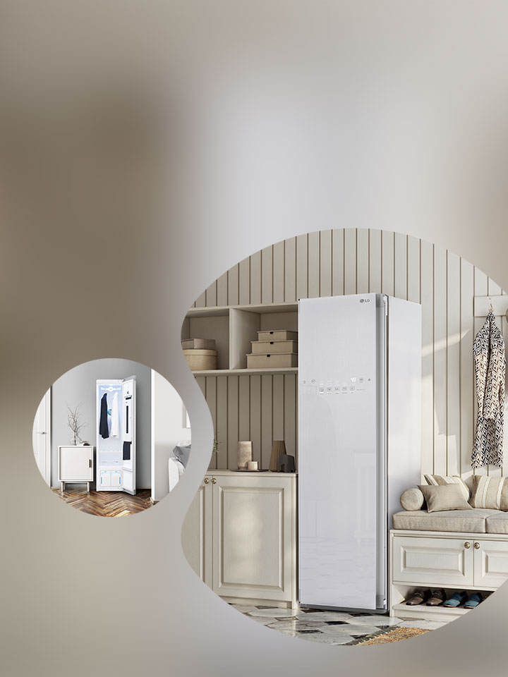 Be the first to buy the LG Styler, now available in white. 