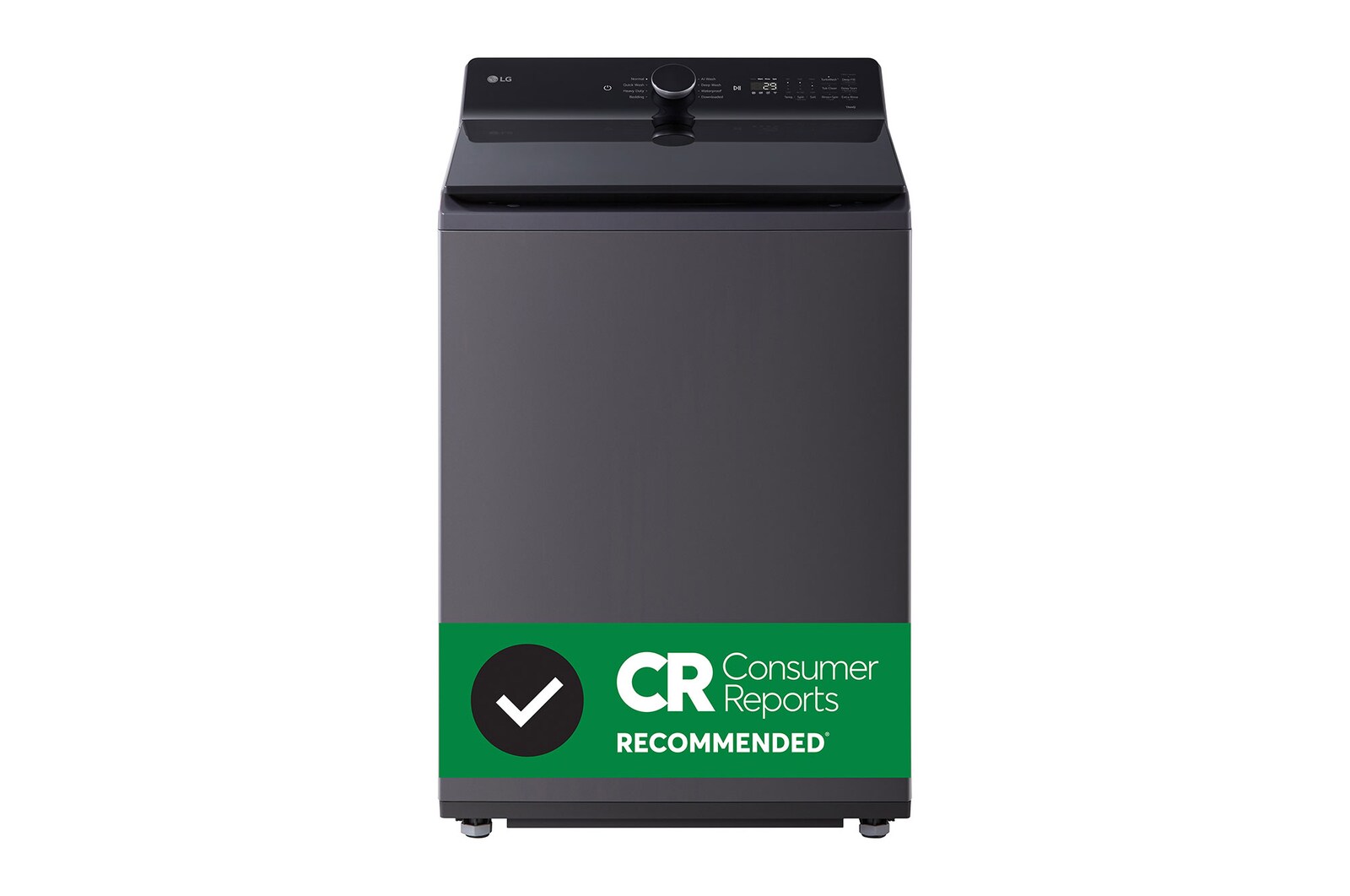 Front view of 6.3 cu.ft Mega Capacity Top Load Washer with EasyUnload™ (WT8400CB)