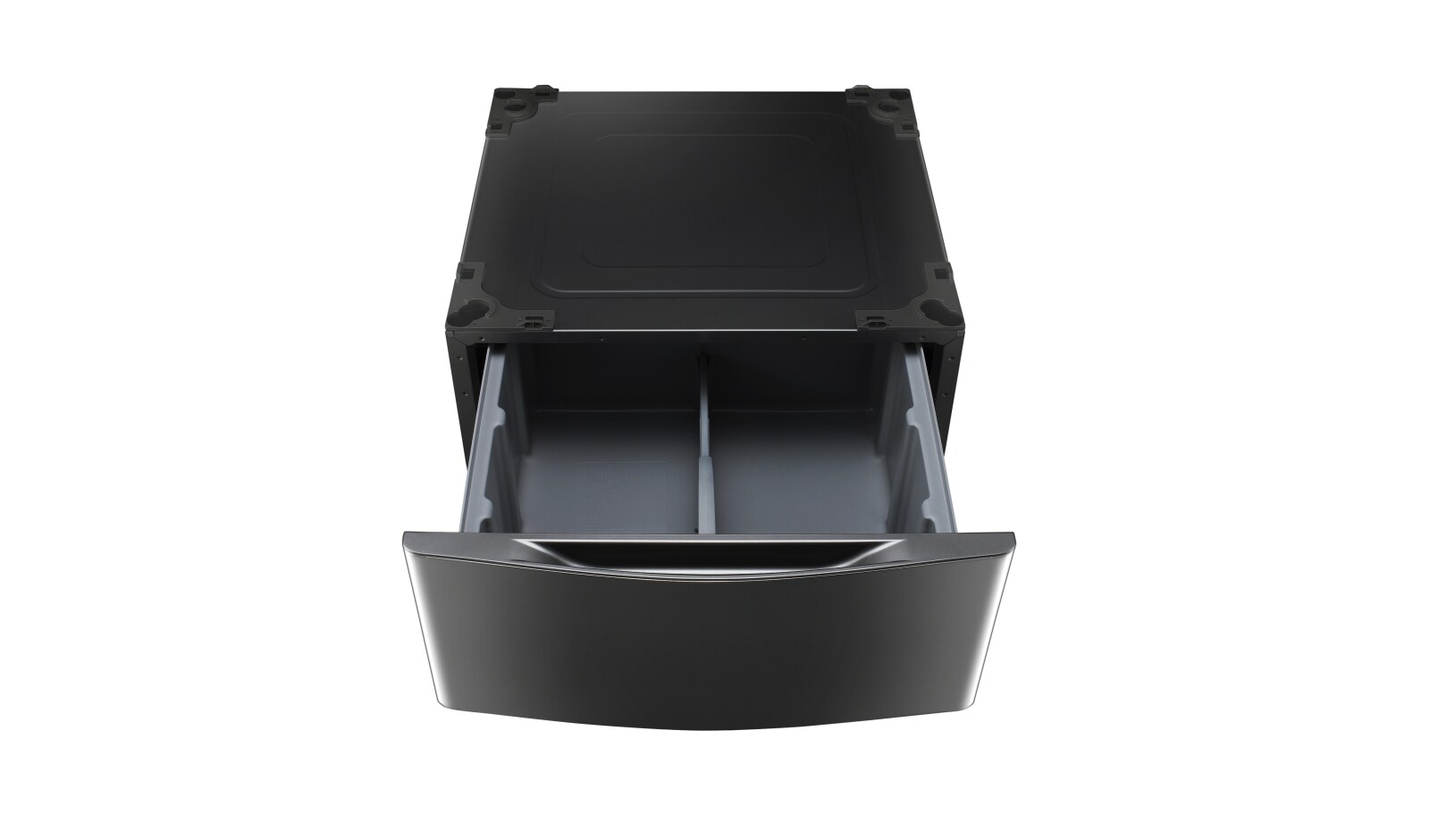 LG  Laundry Pedestal – Black Stainless Steel, WDP4K