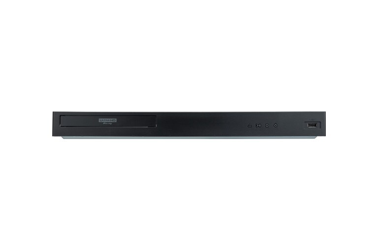 Front view of 4K Ultra-HD Blu-ray Disc™ Player with Streaming Services and Built-in Wi-Fi® UBK90
