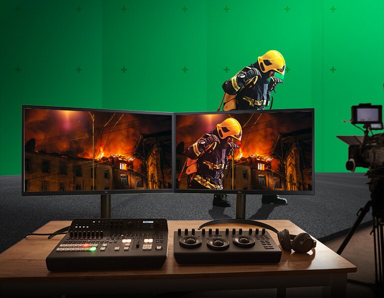 The LG UltraFine™ OLED Pro sufficiently reproduce color areas of multiple standards, and represent accurately as the exact computed color values