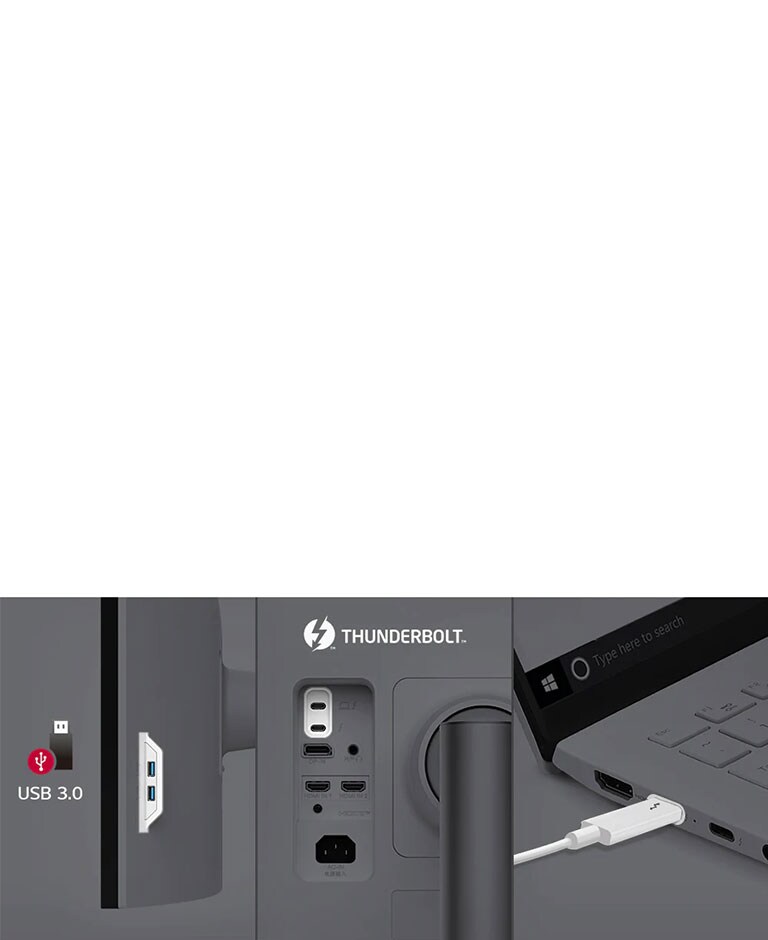 Thunderbolt™ 4 and Multi Ports offering easy control and connectivity.