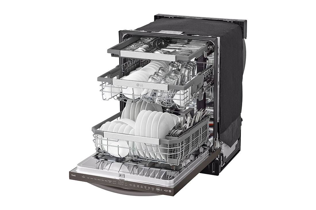 LG Smart Top Control Dishwasher with 1-Hour Wash & Dry, QuadWash Pro™, TrueSteam® and Dynamic Heat Dry™, LDTH7972D