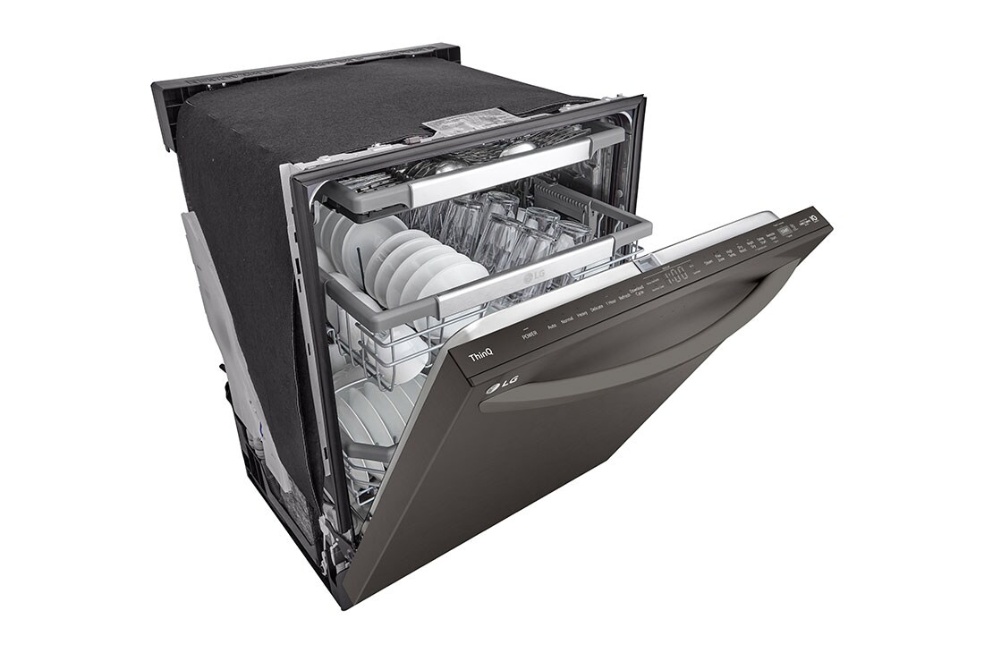 LG Smart Top Control Dishwasher with 1-Hour Wash & Dry, QuadWash Pro™, TrueSteam® and Dynamic Heat Dry™, LDTH7972D