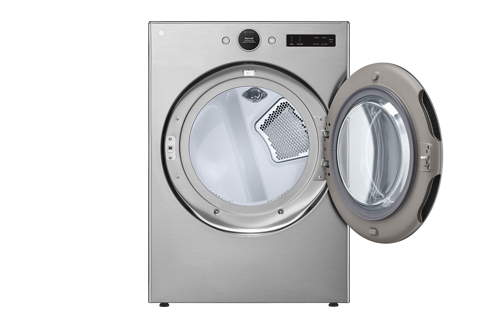 LG 7.4 cu. ft. Ultra Large Capacity Smart Front Load Electric ENERGY STAR<sup>®</sup> Dryer with Sensor Dry & Steam Technology, DLEX5500V