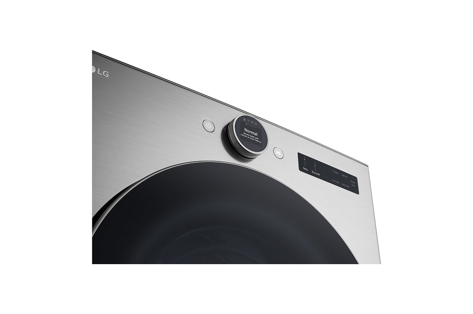 LG 7.4 cu. ft. Ultra Large Capacity Smart Front Load Electric ENERGY STAR<sup>®</sup> Dryer with Sensor Dry & Steam Technology, DLEX5500V