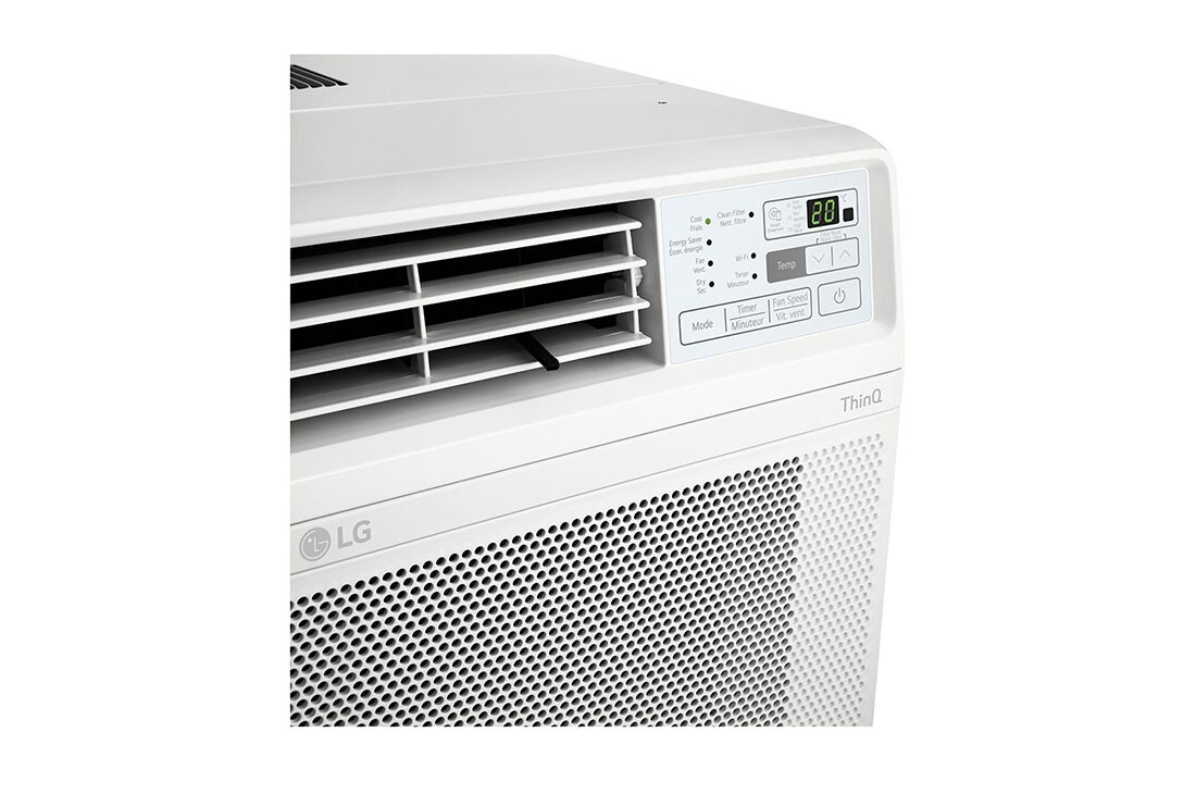 LG 10,000 BTU Smart Wi-Fi Enabled Window Air Conditioner, LW1022ERSM